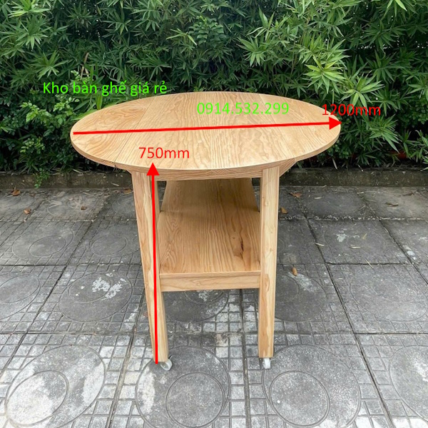 bàn ăn tròn gấp gọn