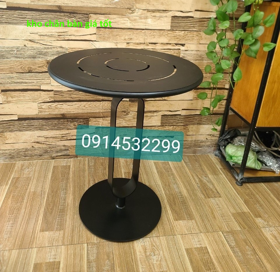 Chân bàn cafe mặt CNC